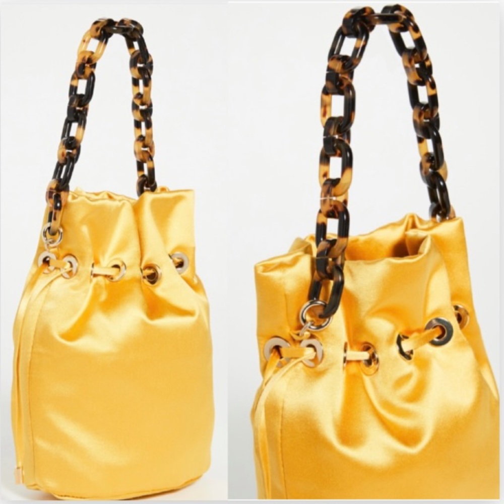 Designer 🌻Edie Parker Shorty Bag in Sunflower 🌻